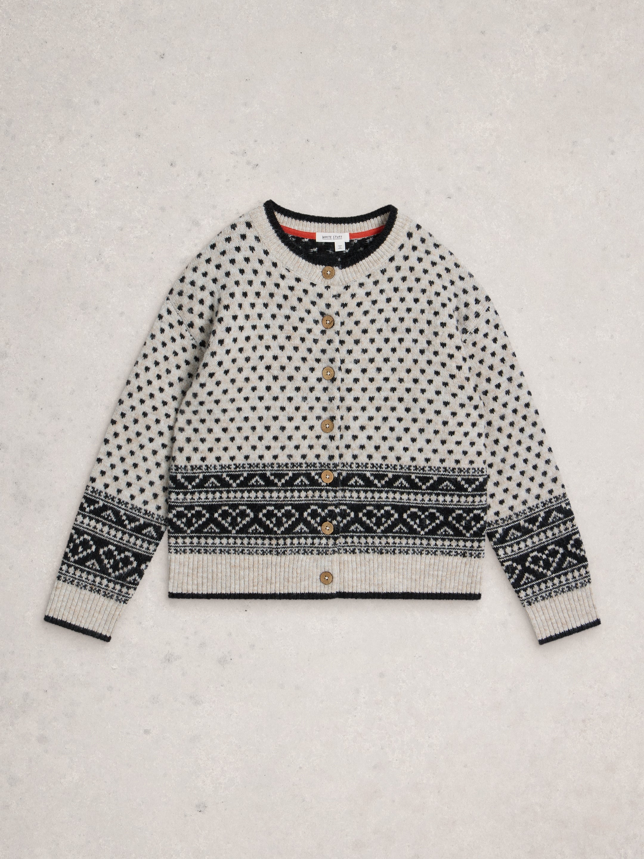 White Stuff 444678 Holly Heart Cardi