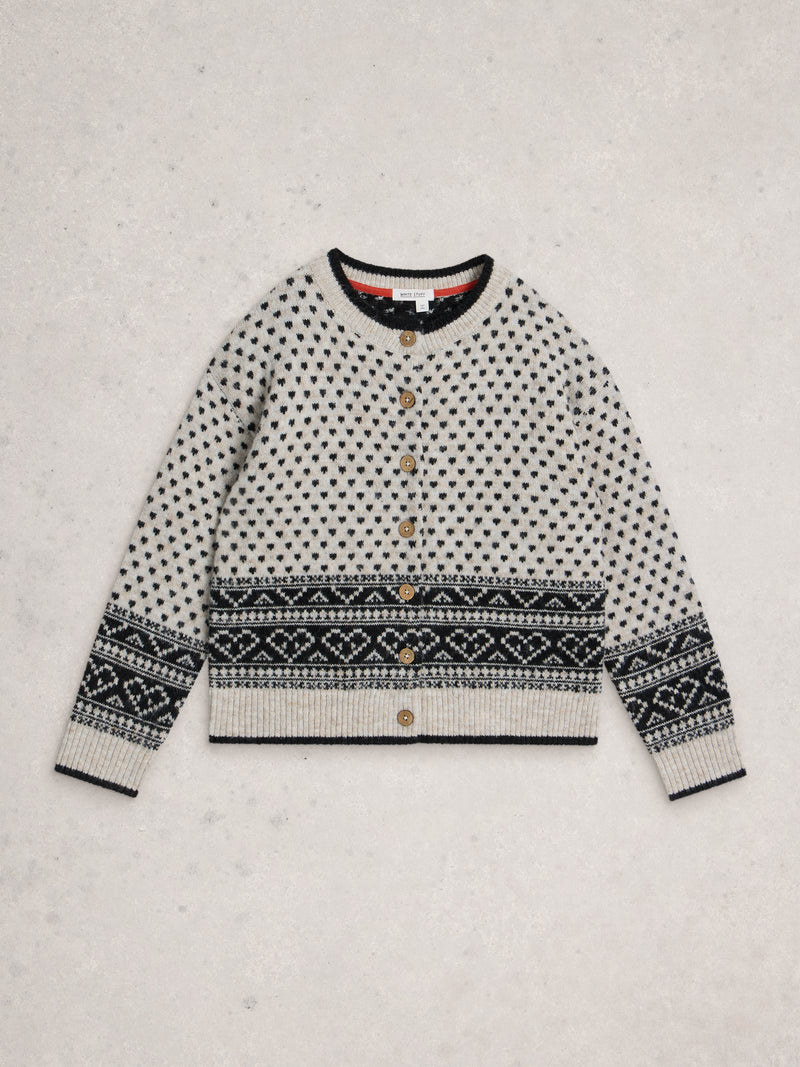 White Stuff 444678 Holly Heart Cardi