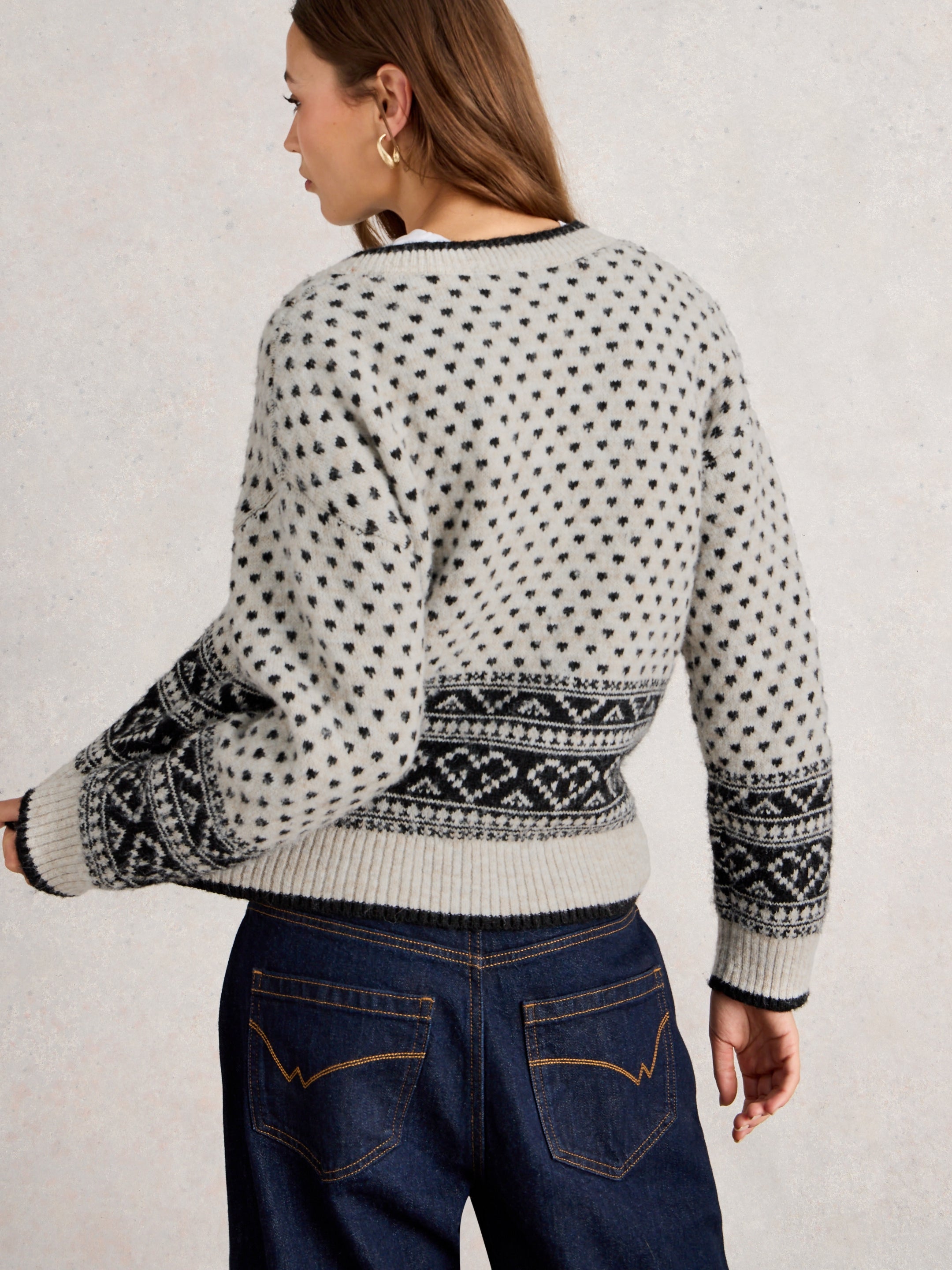 White Stuff 444678 Holly Heart Cardi