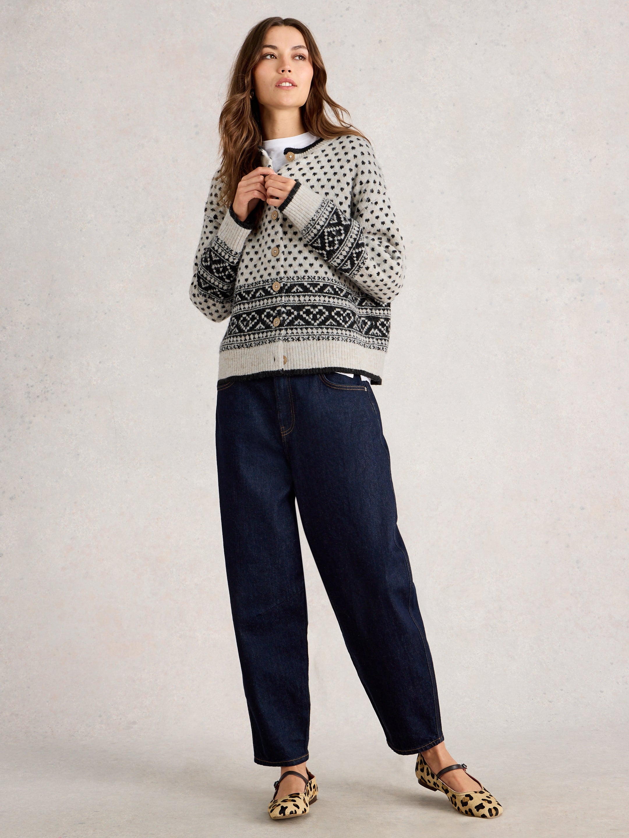 White Stuff 444678 Holly Heart Cardi