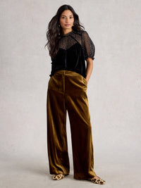 White Stuff 444703 Lexi Velvet Top