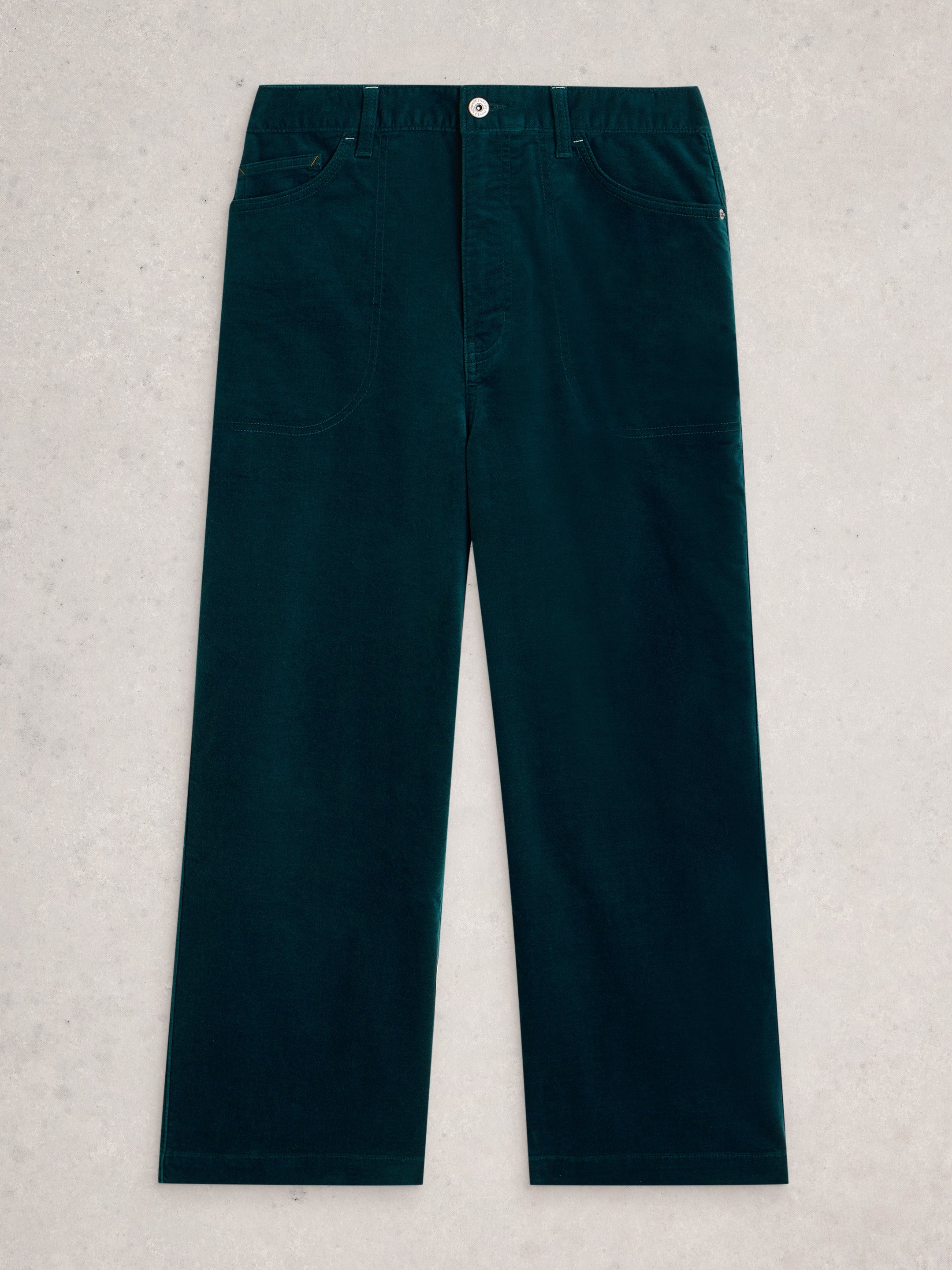 White Stuff 444723 Tia Velvet Wide Leg Crop