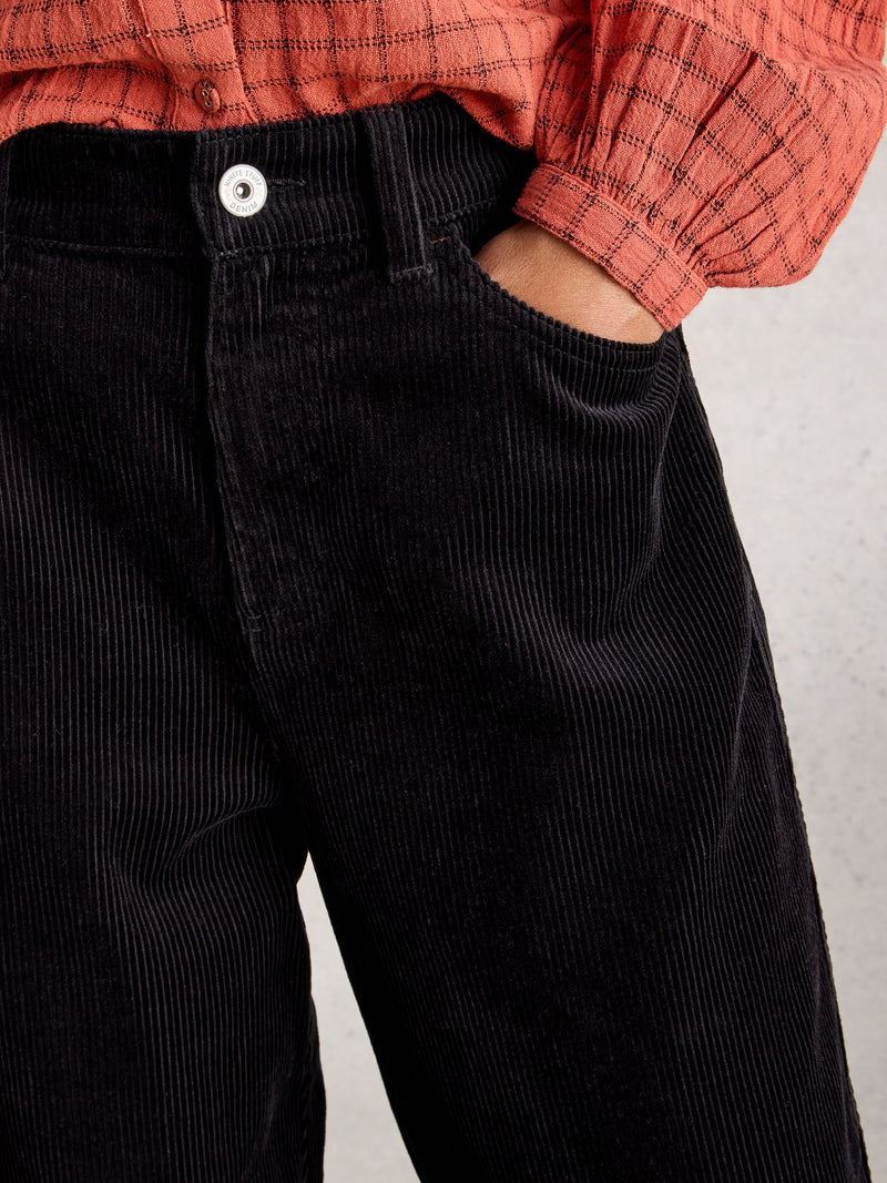 White Stuff 444723 Tia Velvet Wide Leg Crop