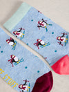 White Stuff 444802 Ski Penguin Sock In A Cracker