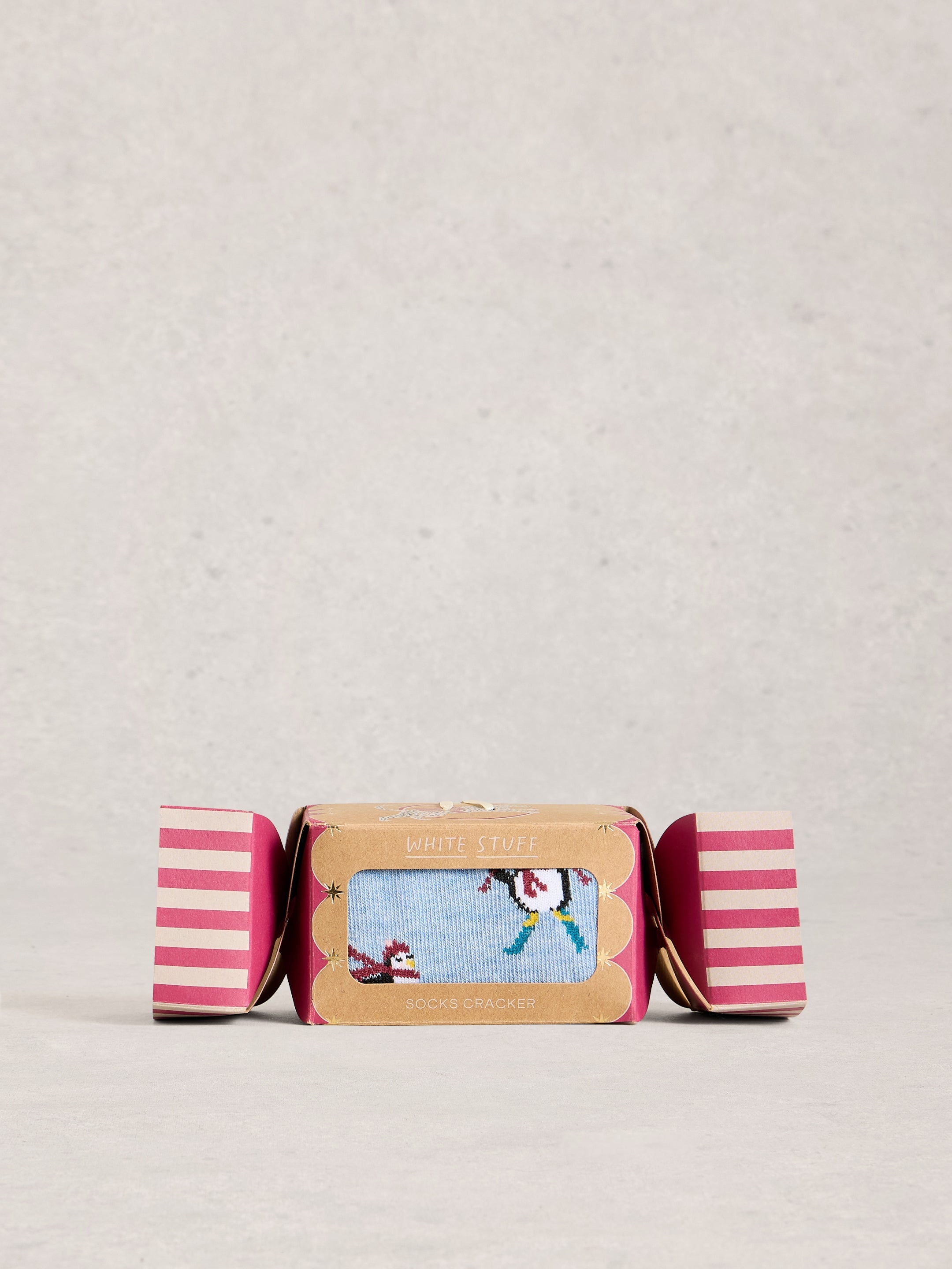 White Stuff 444802 Ski Penguin Sock In A Cracker