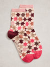 White Stuff 444805 Pattern Ankle Sock