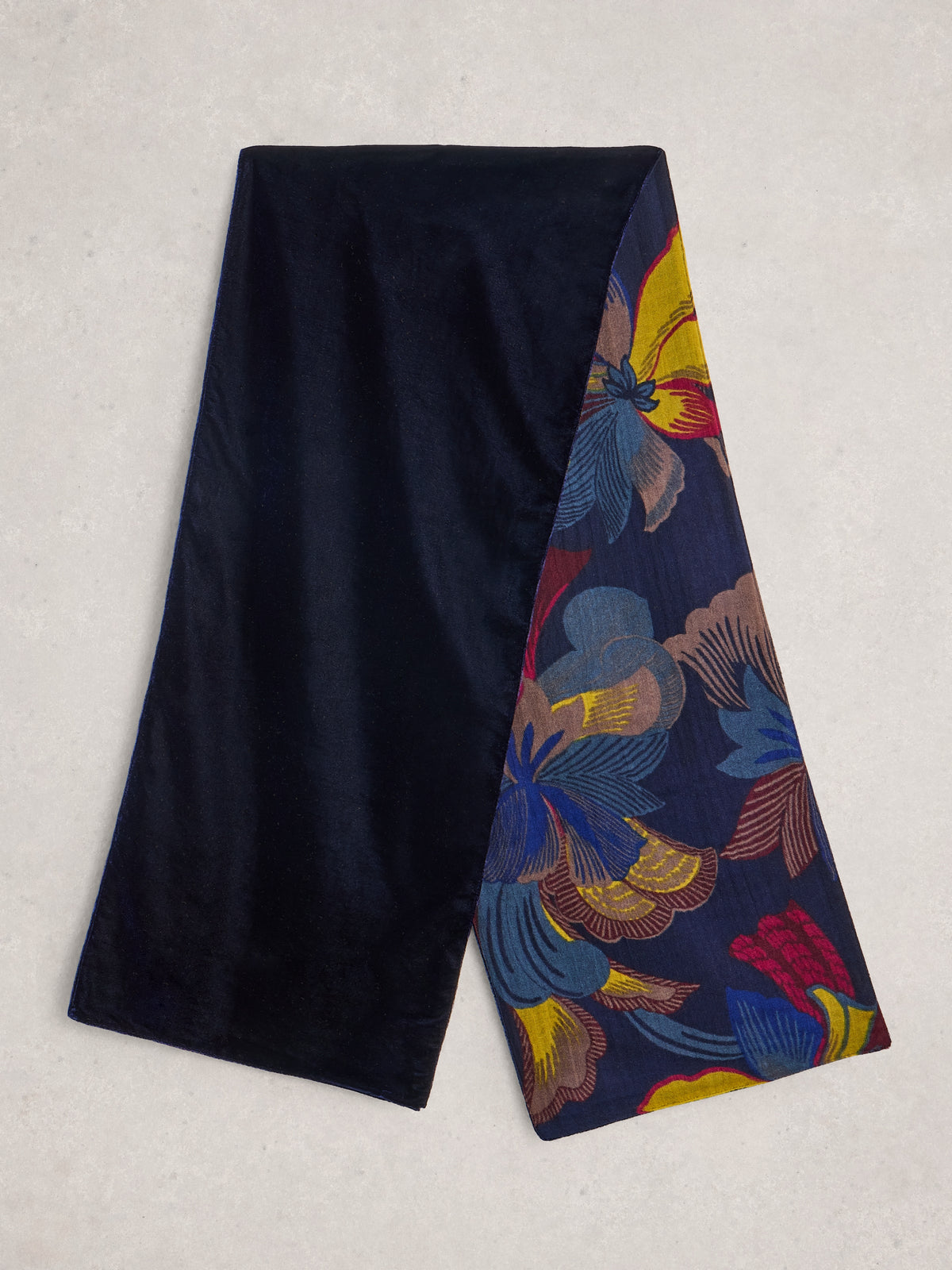 White Stuff 444853 Velvet Printed Scarf