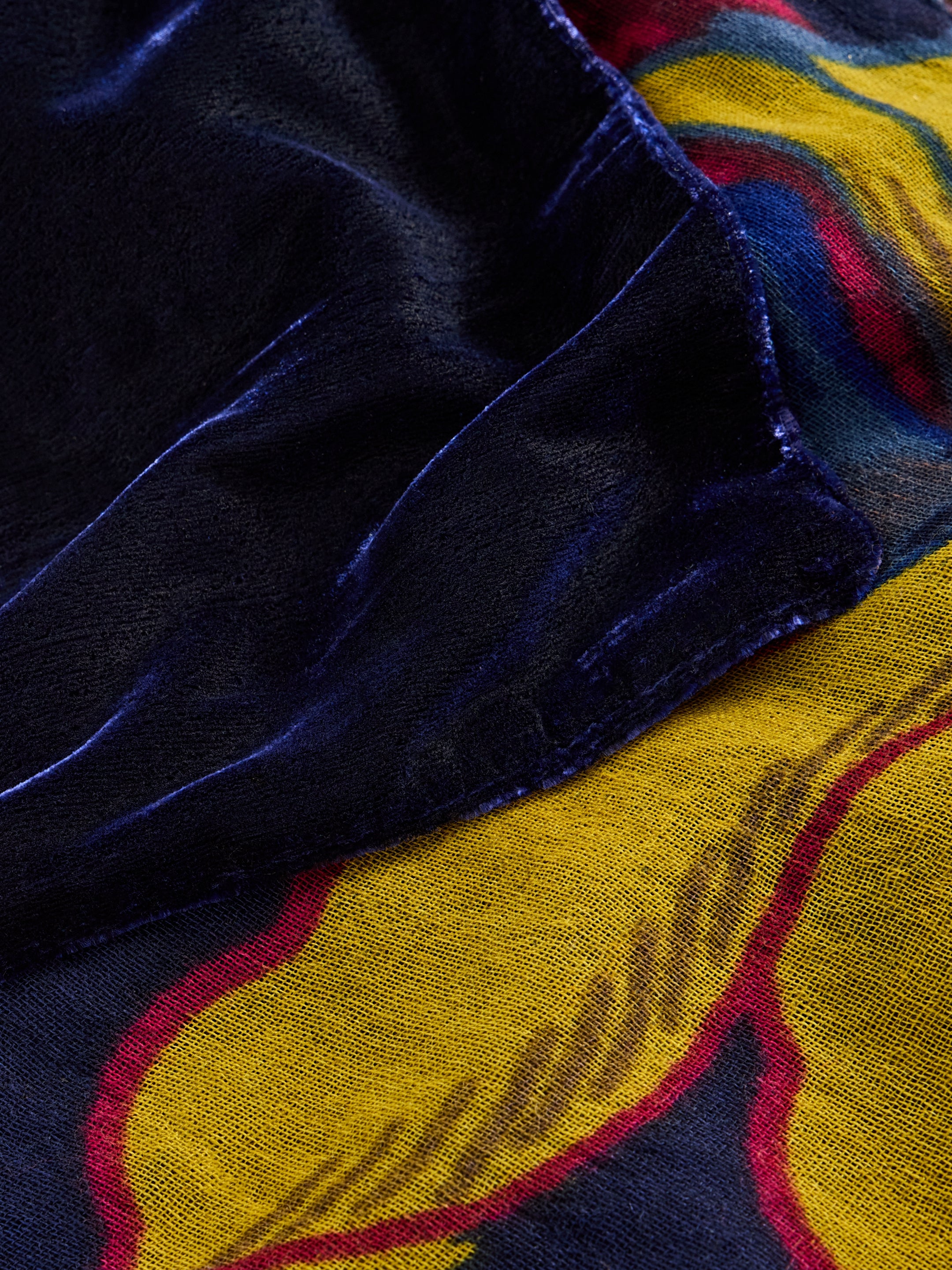 White Stuff 444853 Velvet Printed Scarf