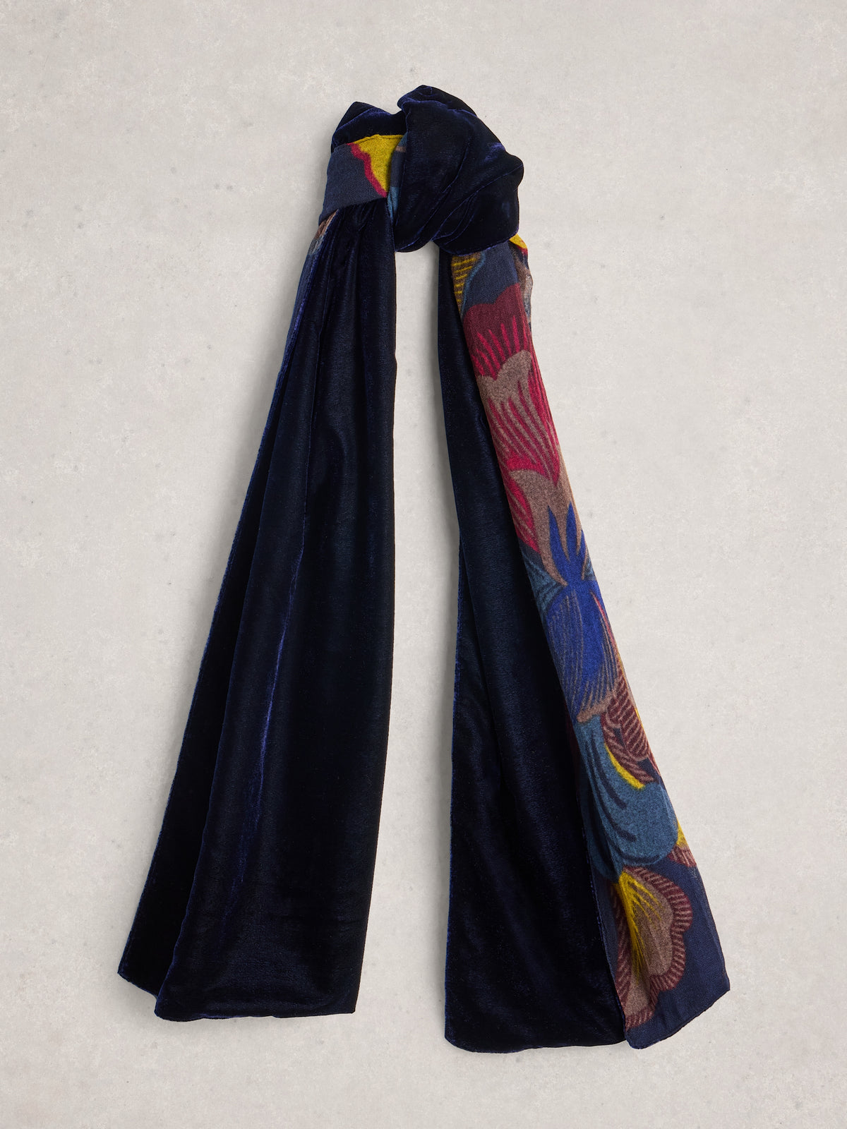 White Stuff 444853 Velvet Printed Scarf