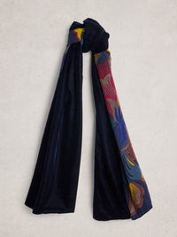 White Stuff 444853 Velvet Printed Scarf