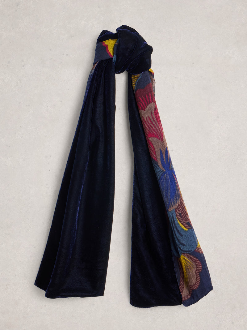 White Stuff 444853 Velvet Printed Scarf