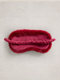 White Stuff 444862 Faux Fur & Velvet Eye Mask