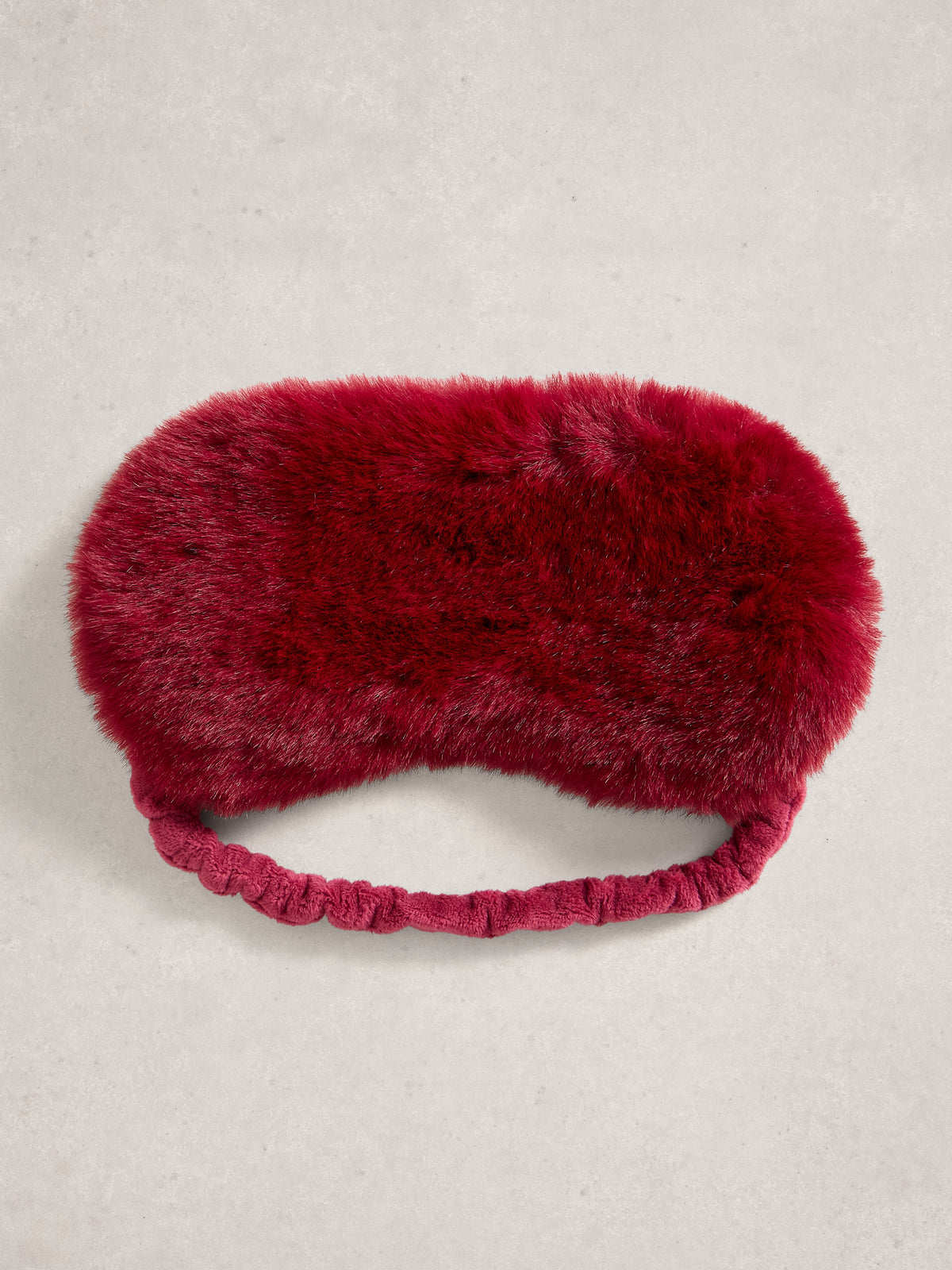 White Stuff 444862 Faux Fur & Velvet Eye Mask