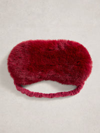White Stuff 444862 Faux Fur & Velvet Eye Mask