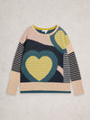 White Stuff 444898 Olive Heart Jumper