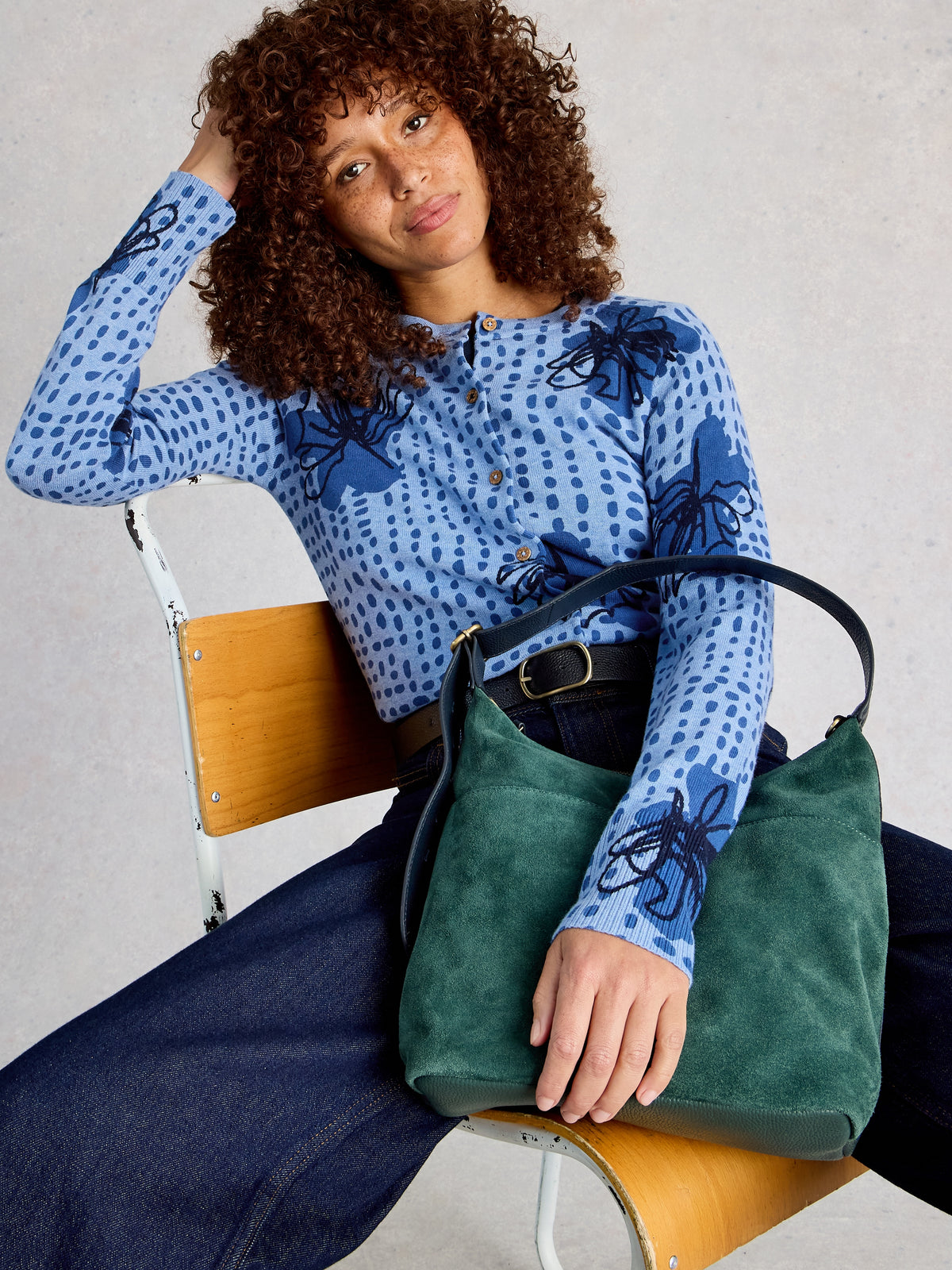 White Stuff 444986 Lulu Print Cardi