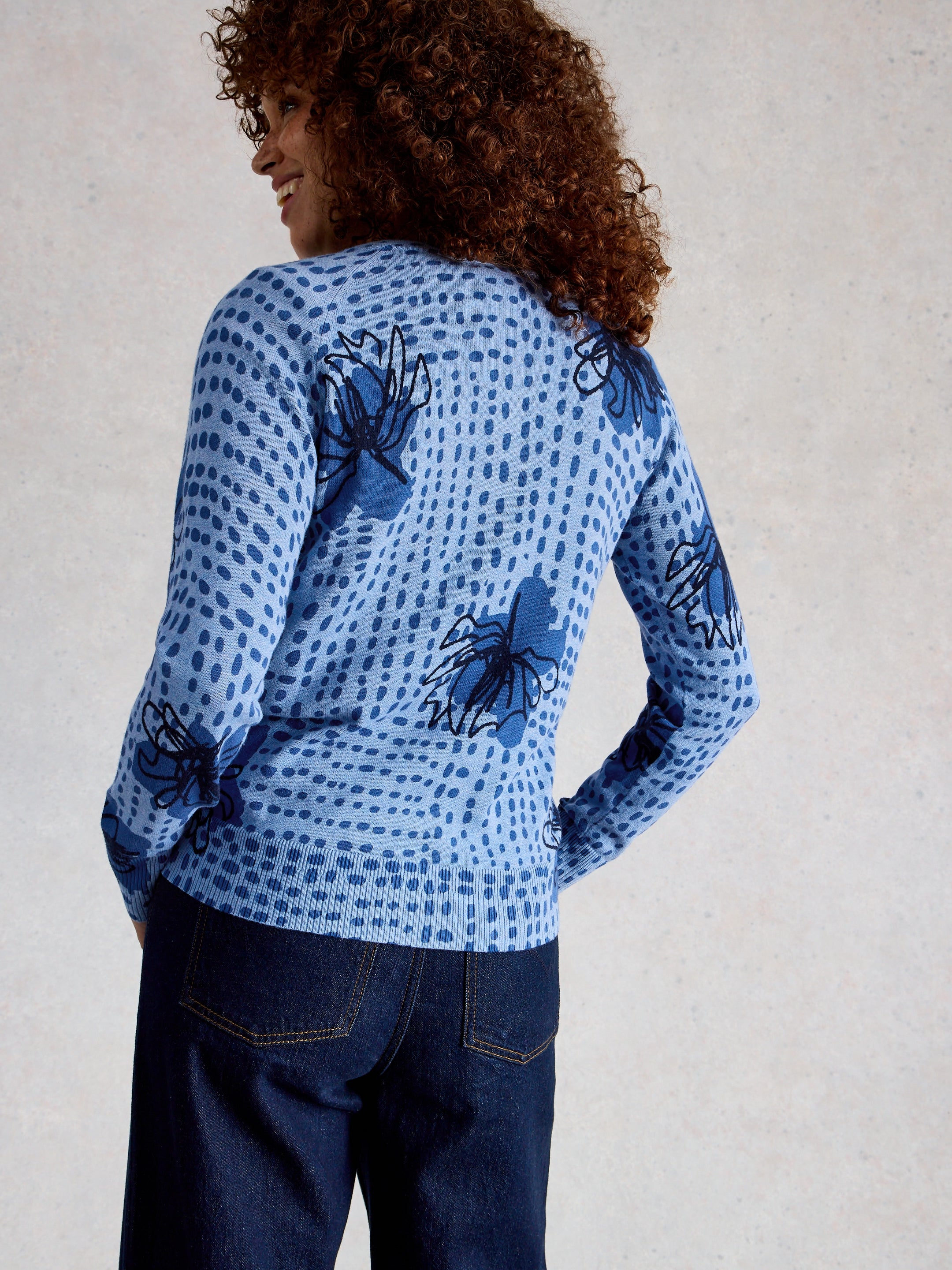 White Stuff 444986 Lulu Print Cardi