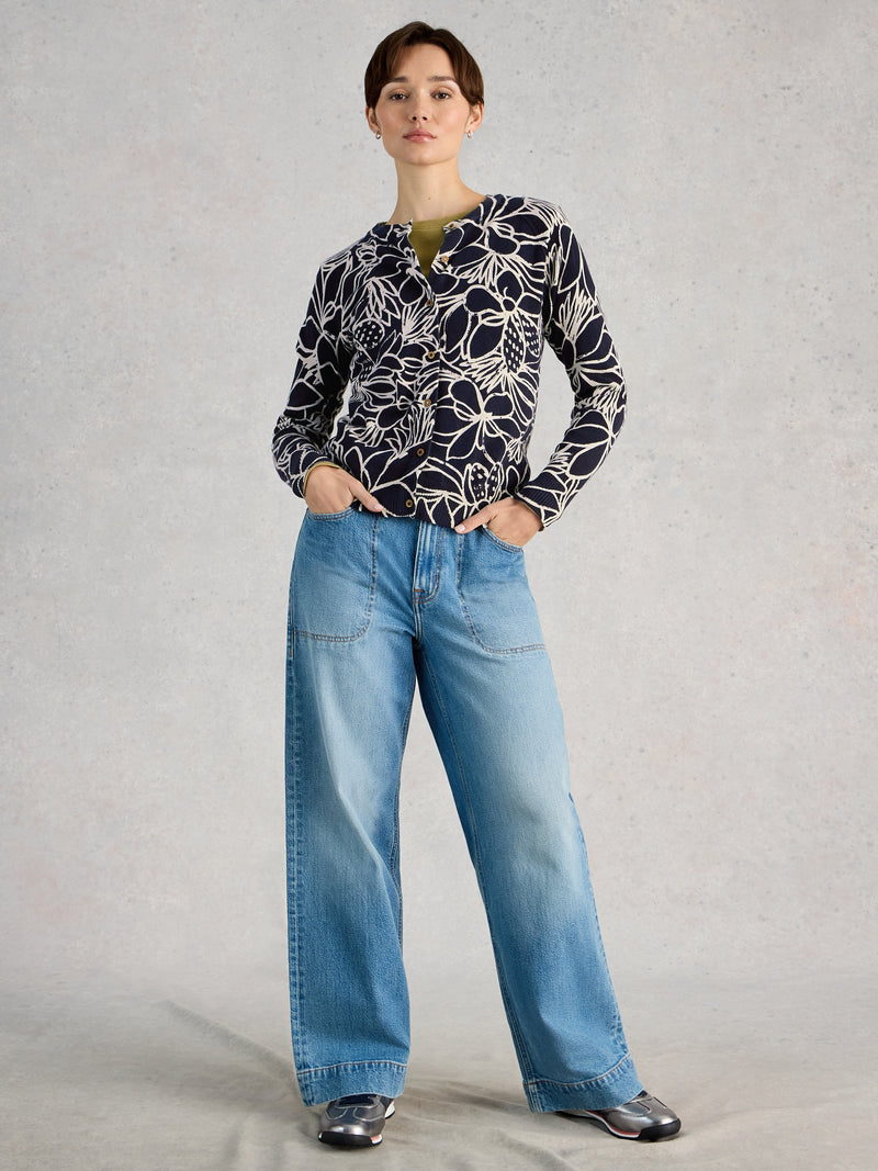 White Stuff 444986 Lulu Print Cardi