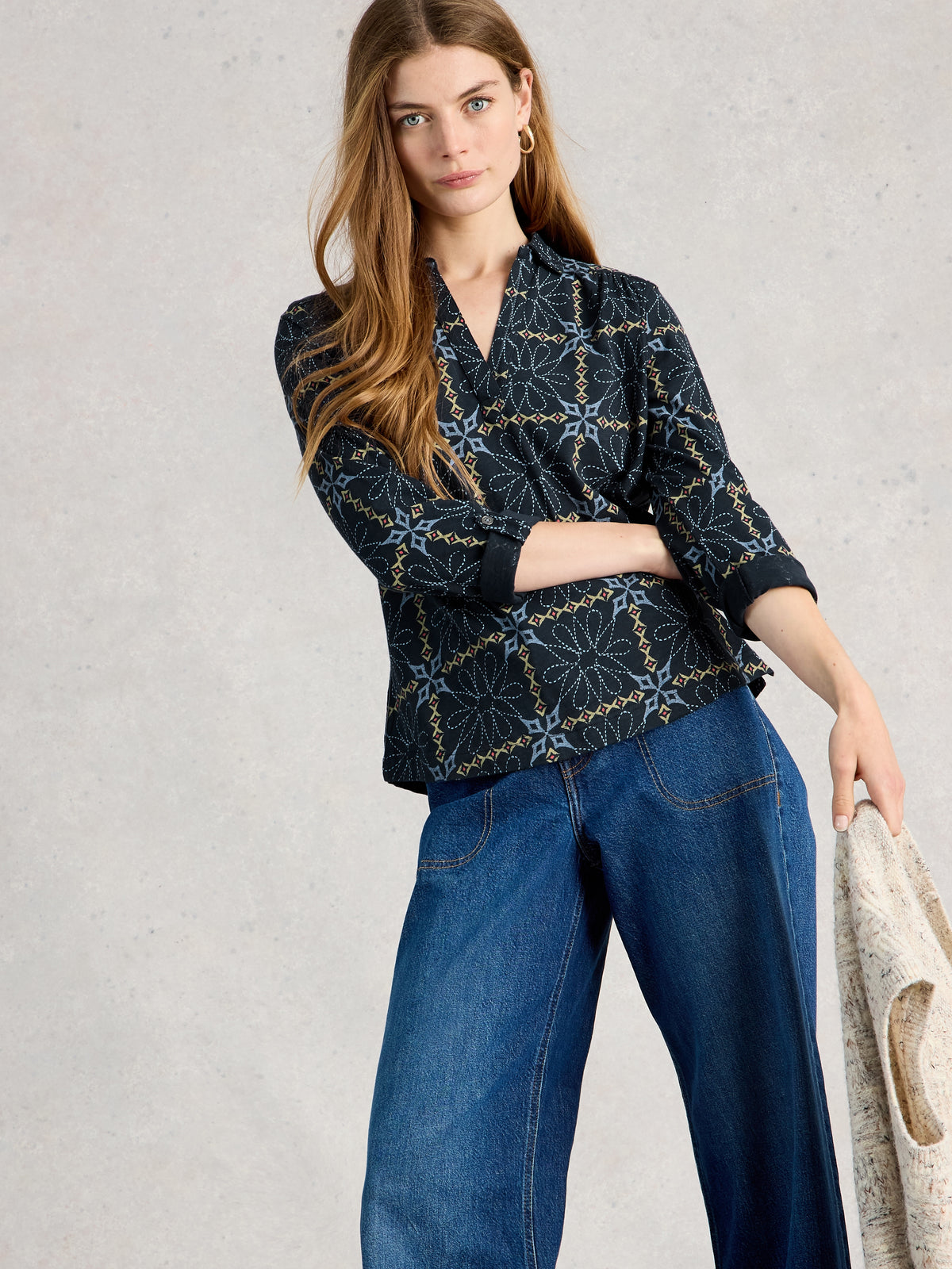 White Stuff 445345 Allie Jersey Shirt