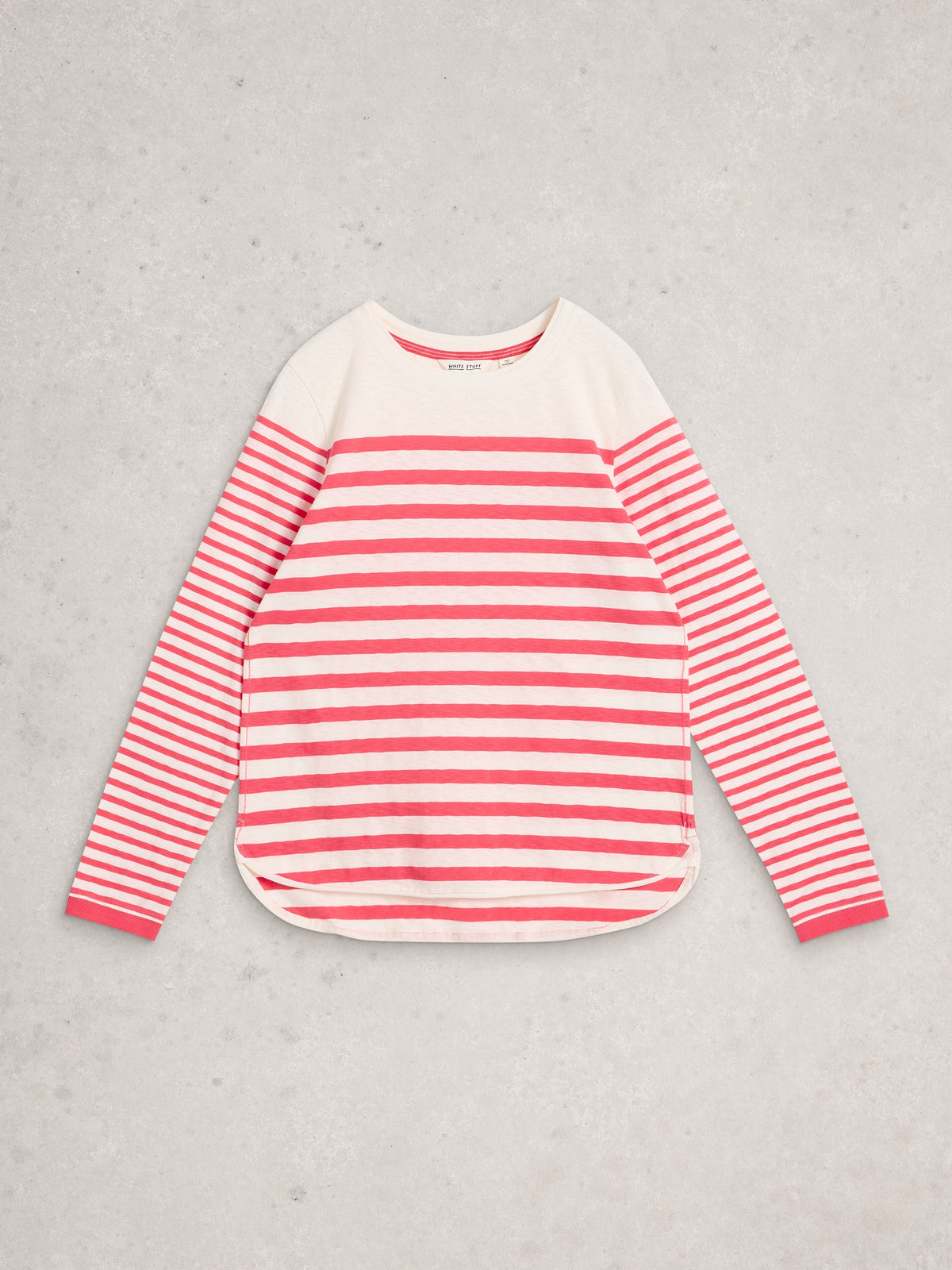 White Stuff 445374 Clara Ls Stripe Tee
