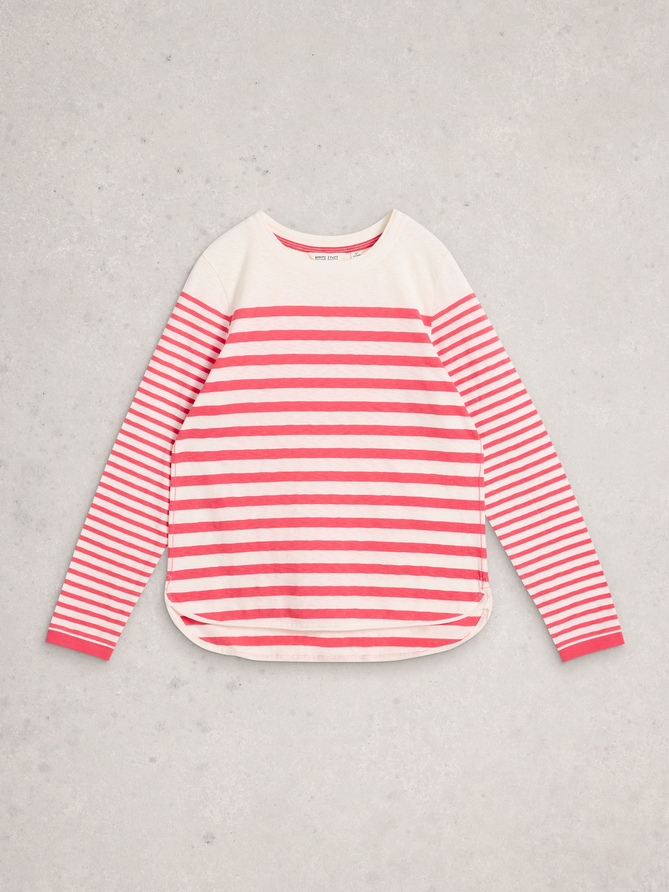 White Stuff 445374 Clara Ls Stripe Tee