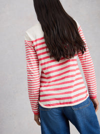 White Stuff 445374 Clara Ls Stripe Tee