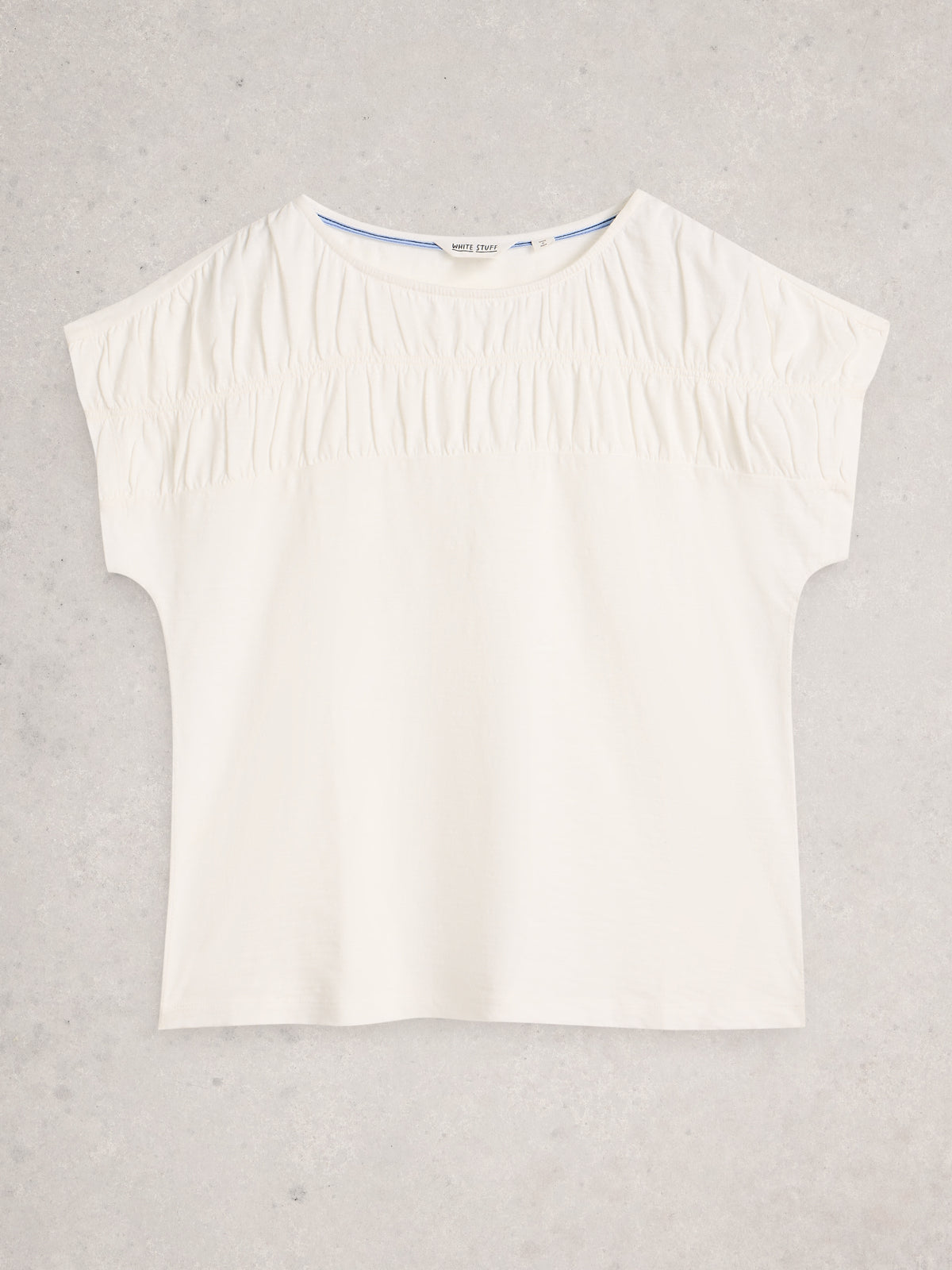 White Stuff 445540 Rachel Ruched Tee