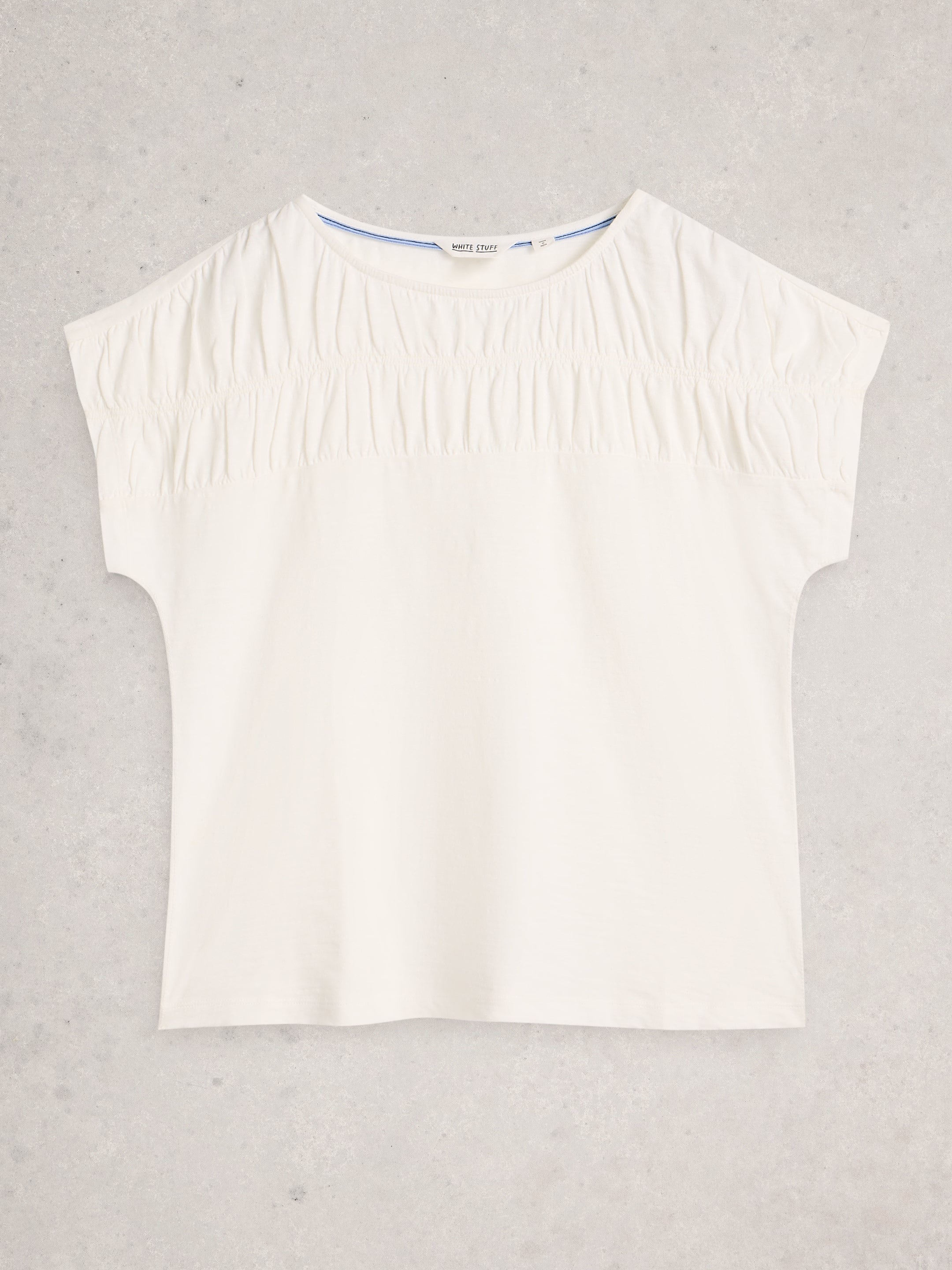 White Stuff 445540 Rachel Ruched Tee