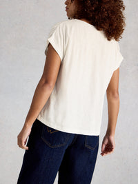 White Stuff 445540 Rachel Ruched Tee