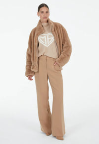 Marc Aurel 4482-1020-93340 Faux Fur Jacket