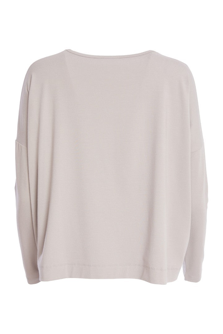 NAYA NAW25309 Placement circle print round neck top