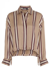 Marc Aurel 6203-1001-93488 Satin Stripe Blouse