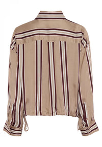 Marc Aurel 6203-1001-93488 Satin Stripe Blouse