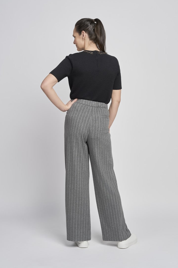Pinns 697T Wide Leg Wool Touch Trouser