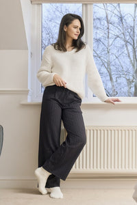 Pinns 703T High Waisted Wide Leg Pull Up Trouser