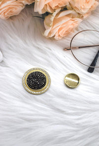 RBB-1 Black Stone Magnetic-Brooch Best of Irish