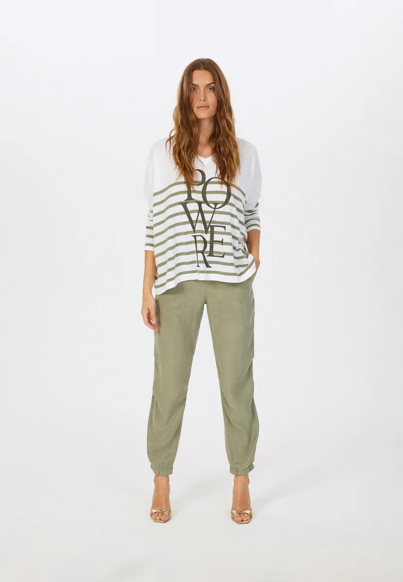 Marc Aurel 8988-8000-82077 Power Print Sweater