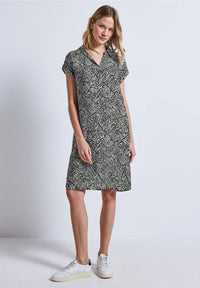 Street One 144558 Viscose Shirt Dress_AOP
