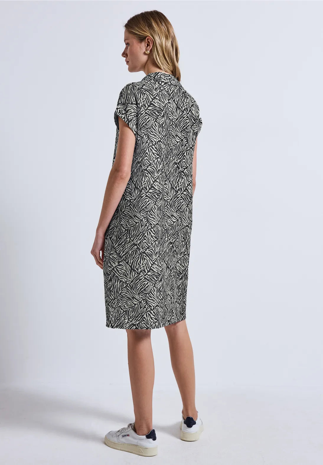 Street One 144558 Viscose Shirt Dress_AOP