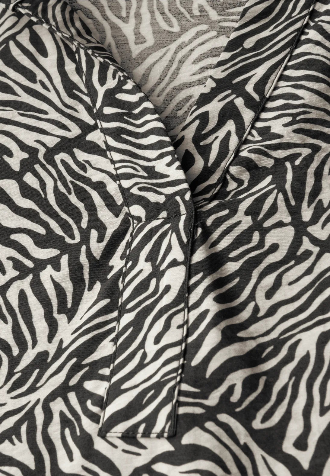 Street One 144558 Viscose Shirt Dress_AOP