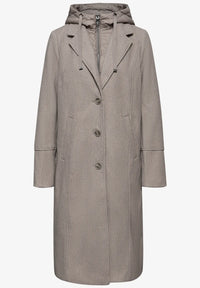 Street One 202124 Long Revers Coat w. Removable