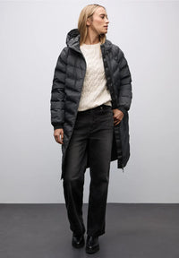 Street One 202126 Lange gepolsterte Jacke mit Kleber