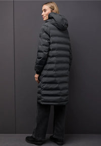 Street One 202126 Lange gepolsterte Jacke mit Kleber