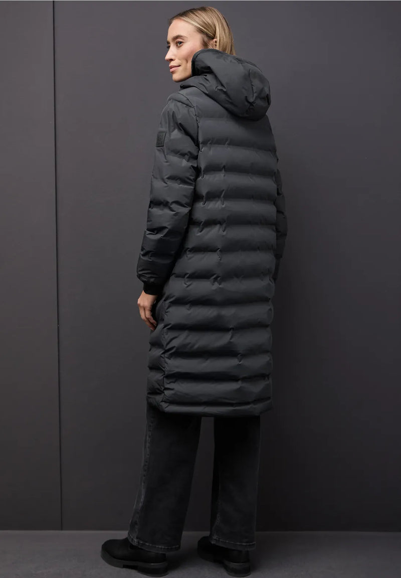 Street One 202126 Lange gepolsterte Jacke mit Kleber