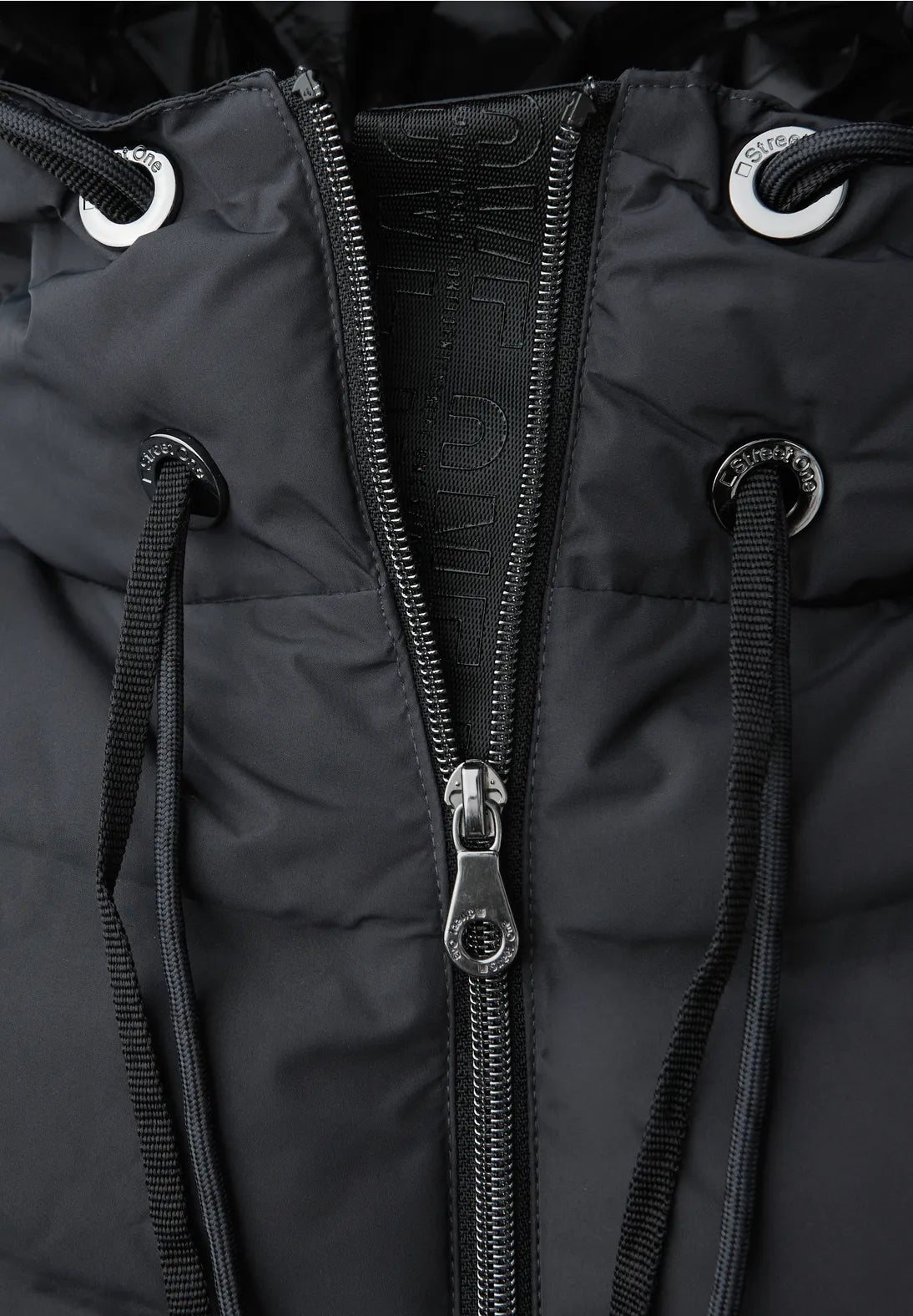 Street One 202126 Lange gepolsterte Jacke mit Kleber