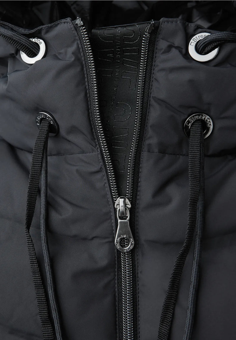 Street One 202126 Lange gepolsterte Jacke mit Kleber