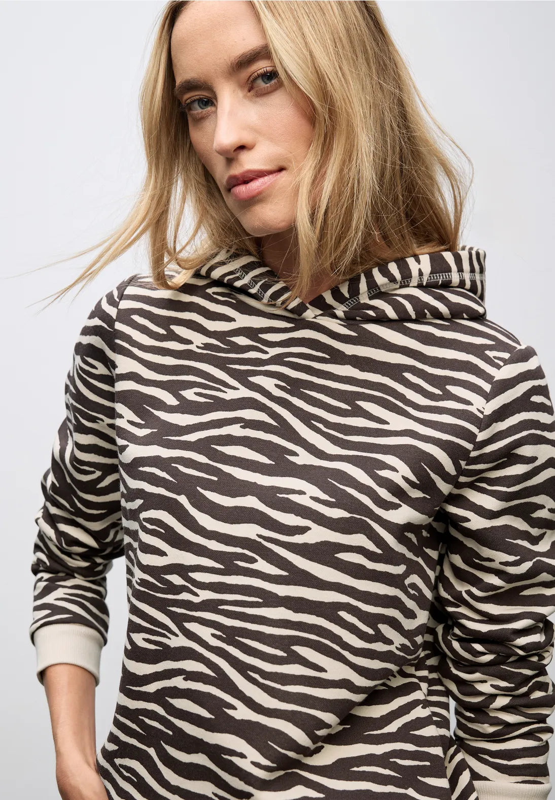 Street One 303472 Printed Sweat Hoody