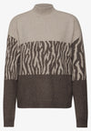 Street One 303479 Color Block Jacquard Sweater