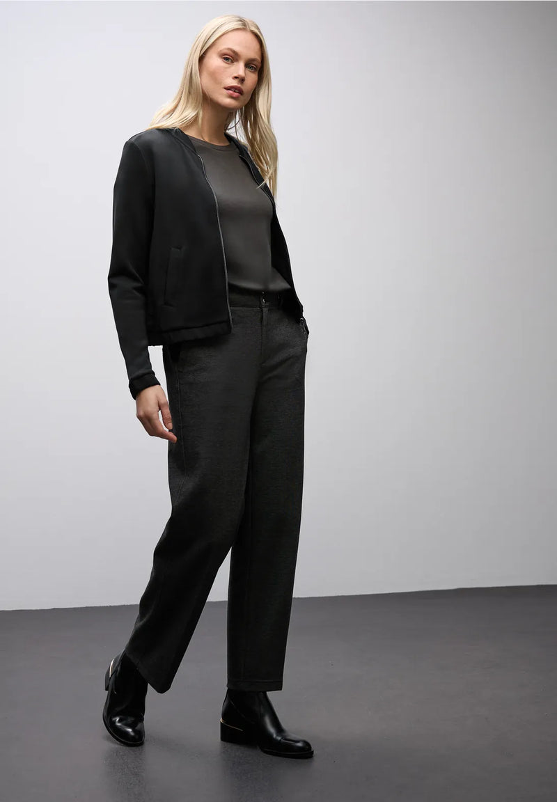 Street One 323841 Silk Look Short Zipper Jacket