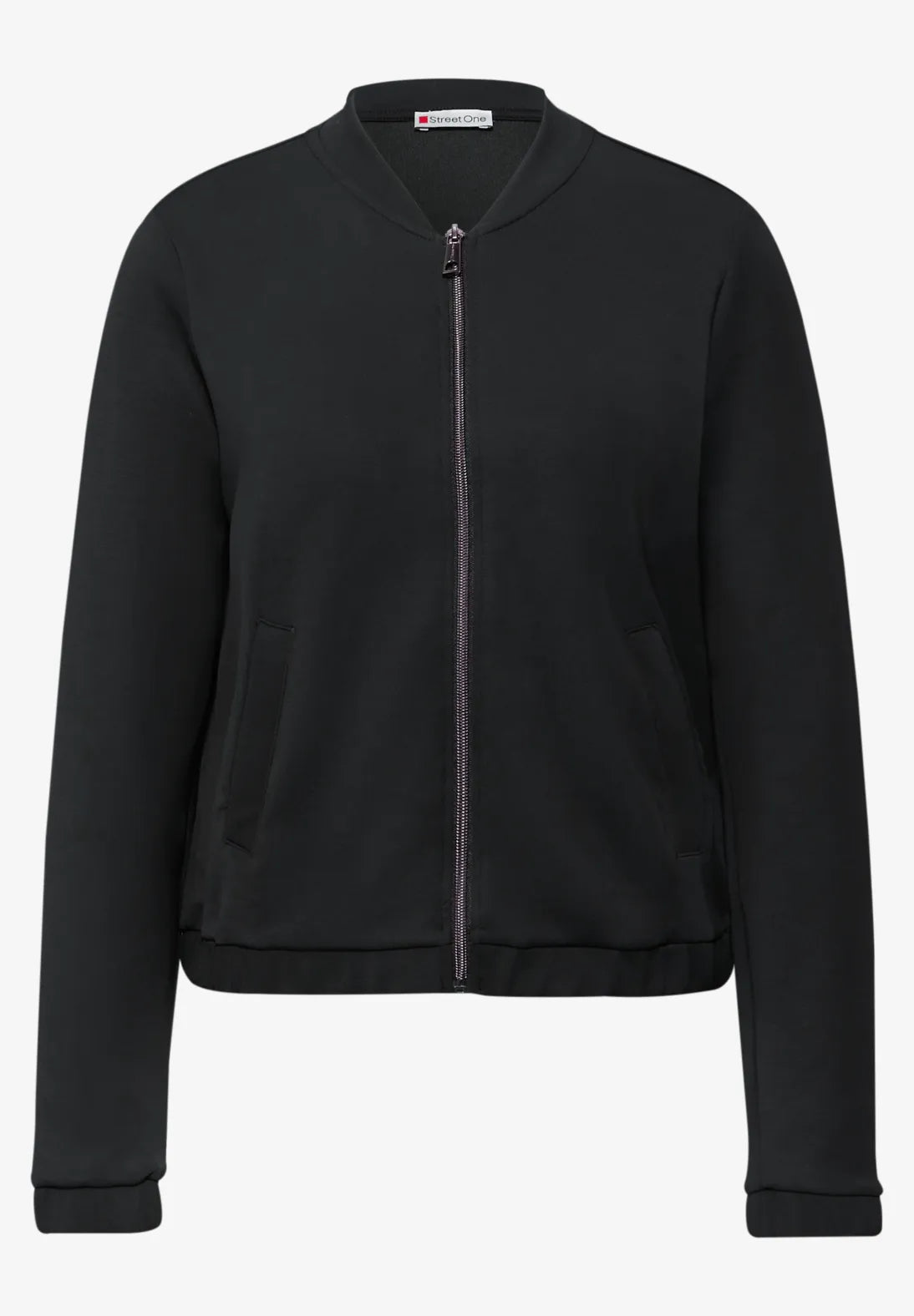 Street One 323841 Silk Look Short Zipper Jacket